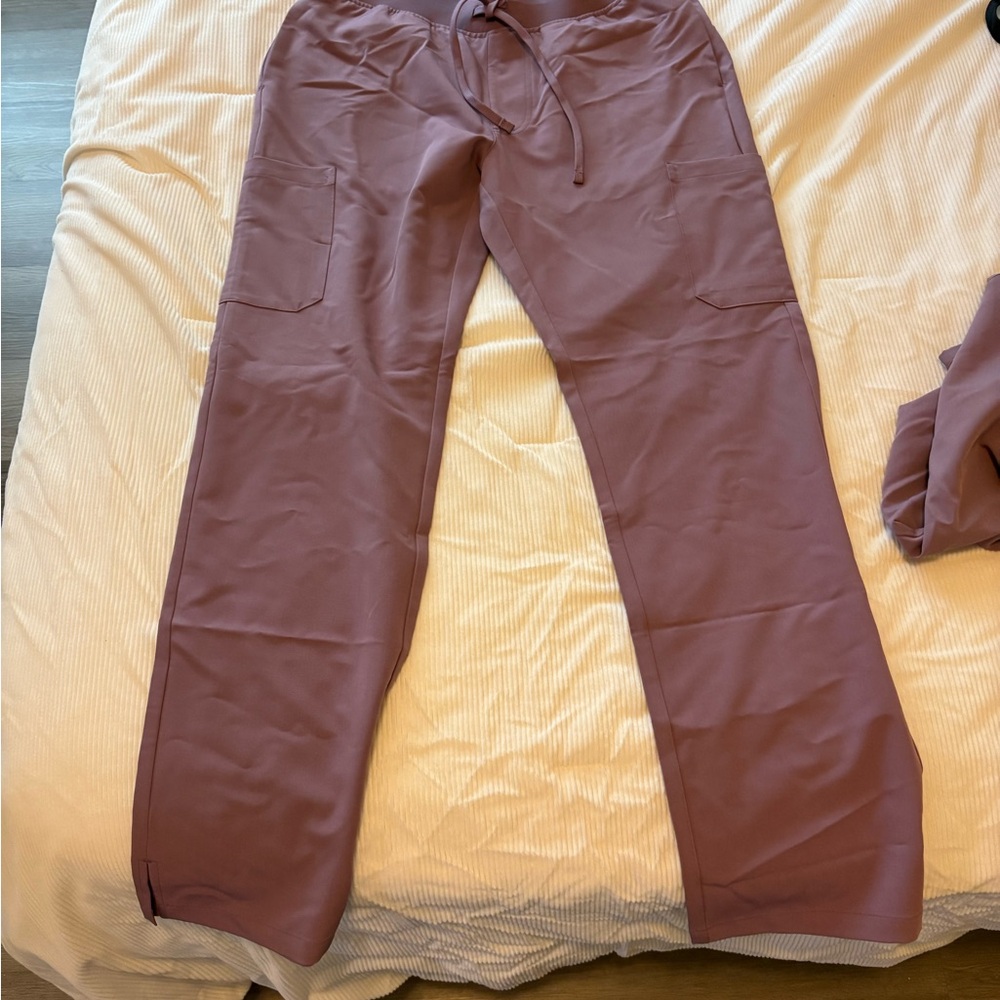 Mandala Straight Leg Cargo Scrub Pants